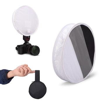 30cm 18% Grey Gray White Balance Diffuser Softbox for Speedlite Flash